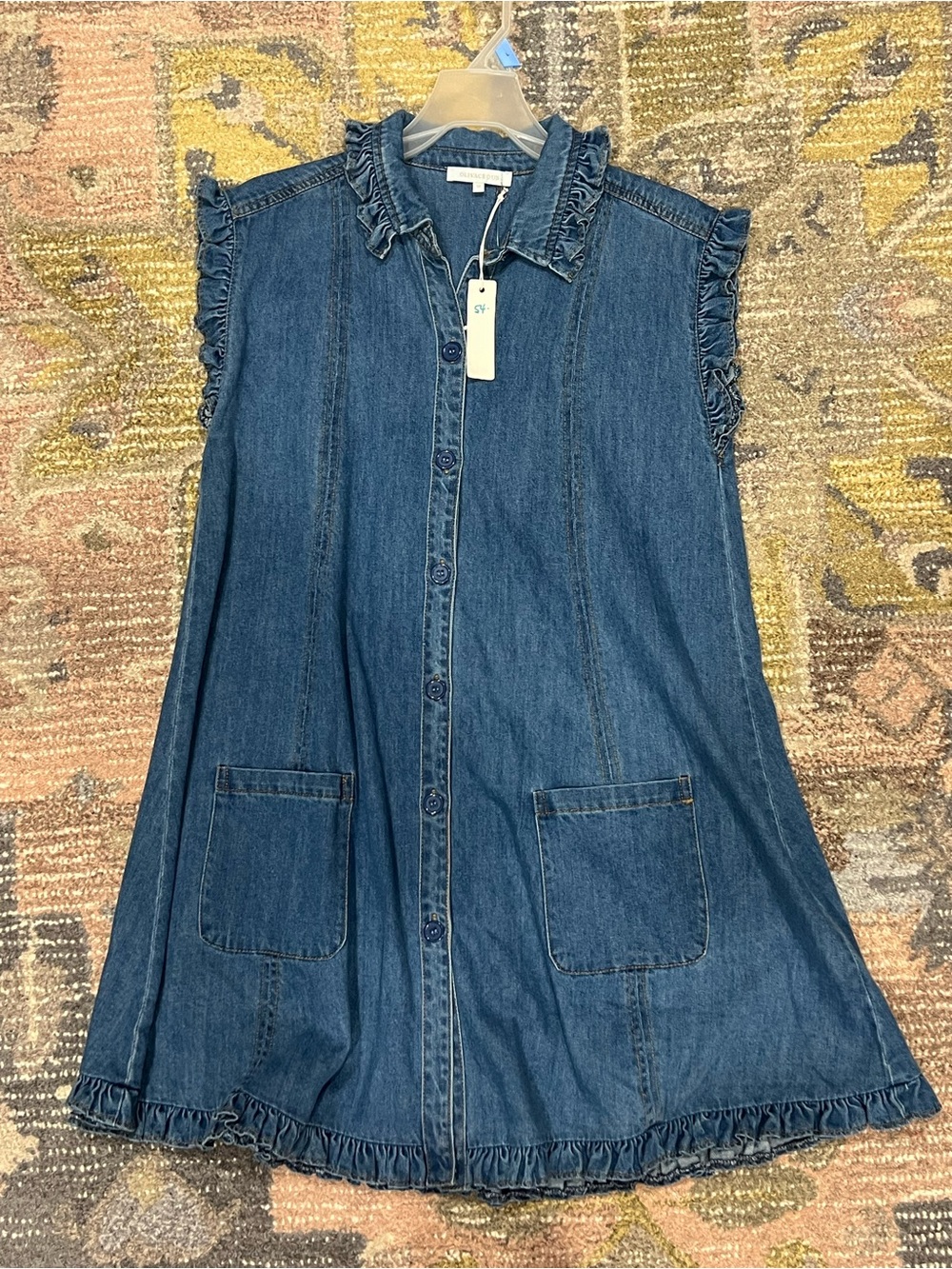 Olivaceous Denim Dress